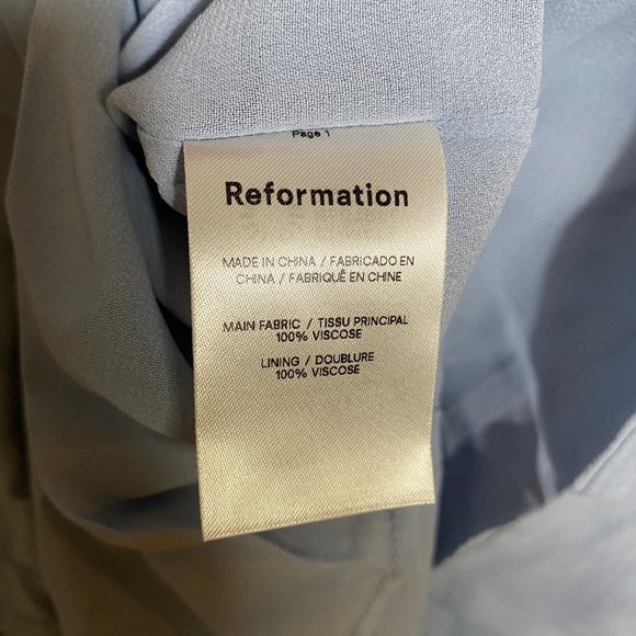 LAST ONE!! Reformation Arta Dress in Mineral - Picture 9 of 11